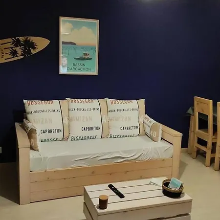 T2 Avec Terrasse Et Piscine アパート Mimizan-Plage